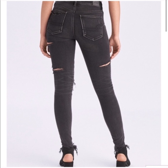 AE high rise distressed jegging~ - Picture 2 of 9